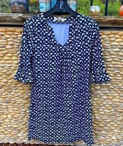 ARYEH Black & White Patterned Stretchy Dress. Size Small.  Excellent Condition.