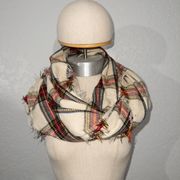 New  Plaid Open Scarf