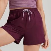 Allbirds Natural Run Shorts in Aubergine XXL