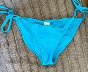 ☘️ 5/$15 Forever 21 Neon Blue String Bikini Bottoms Size Medium