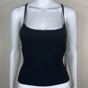 WeWoreWhat Solid Sport Cami in Black