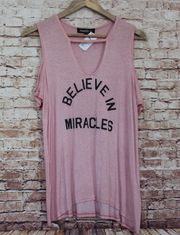 Madden NYC | “Believe in Miracles” cold shoulder 