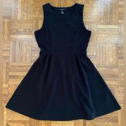 Forever 21  Black Ribbed Skater Dress