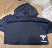 Under Armour Cozy Under Armor- The Rock- Navy Cropped Hoodie