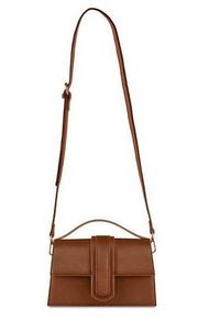 NWT KAYLA + AVA Miranda Shoulder Bag in Cognac