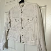 White Denim Jacket Size Small