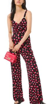 | Petal Print Jumpsuit Small