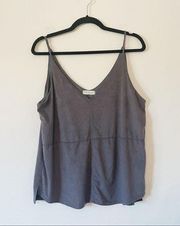 Stella Luce Dusty Purple V Neck Tank Top XL