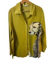 Peter Mygard sheer cheetah blouse (check measurements for sizing)