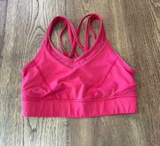 Lululemon Lipgloss Pink Sport Bra