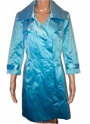 Bebe baby blue trench coat