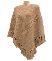 Ralph Lauren braided boho poncho EUC