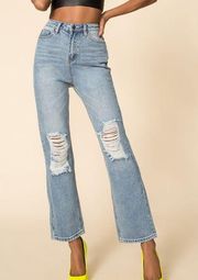 x Draya Michele Agatha Straight Leg Jeans