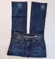 Not Your Daughters Jeans Women Blue Denim Straight Leg High Rise Size 10