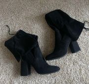 BLACK HEEL BOOTS