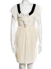 3.1 Phillip Lim White Scoop Neck Mini Dress with Pockets