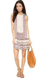 BCBG Max Azria Yulissa Camel Boho Styled Dress Size XS