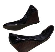 Wedge Heels Women's Size 7 Black Patent Leather