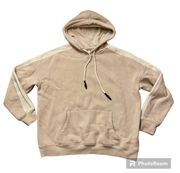 H&M Hoodie Tan Sweatshirt Cream White Small