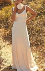 NWT Reformation Lecce Dress Ivory Wedding Gown Size 4