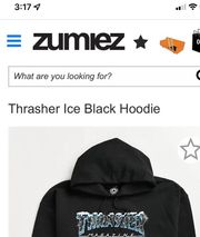 Blue ice  hoodie