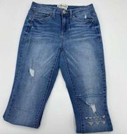 Mudd Jeans Womens Sz 3 (26x27) FLX Stretch Mid-Rise Ankle