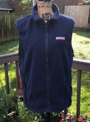 Vineyard Vines blue oversized vest