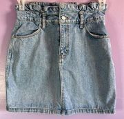 H & M Blue Denim  Skirt Size 6