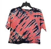 ASOS Oversized Tie Dye Cropped Tee Shirt Size Small