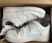 Size 8 -  Air Force 1 '07 White Women’s with Box