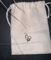 Kay Infinity Diamond Necklace Heart 