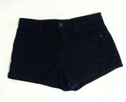 Forever 21 Black High Waisted Corduroy Shorts