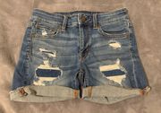 American Eagle Outfitters Ripped Jean Shorts