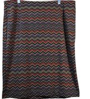 Lane Bryant Multi Color Chevron Pencil Skirt Size 18