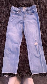 Wide Leg Light Wash Jeans