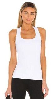 ALO Yoga Rib Support Tank Size Small in White