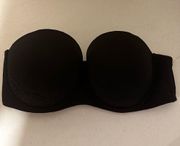 Torrid Curve Bombshell Everyday Strapless Push-Up Bra Black Size 42DDD