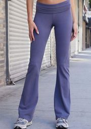 Flare Leggings Pants Blue