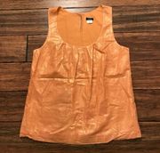 J.Crew  Top Peach Shimmer Tank Top