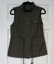 C'est Toi Utility Style Long Vest - Size S