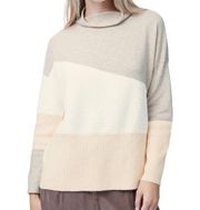 French Connection Sophia Patchwork Tonal Pullover Multicolor XS