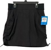 NWT COLUMBIA Anytime Casual Black Skort Size Small