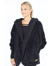 Nordic beach black body wrap jacket one size