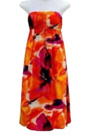 Bisou Bisou Summer Spaghetti Strap Maxi Dress Size 8