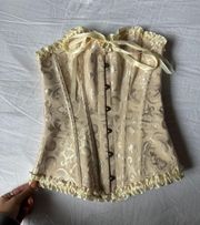 Beige Corset Top