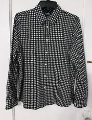 Chaps houndstooth button down shirt by Chaps, L