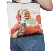 Vintage 90s Coca Cola Santa Claus Shoulder Bag