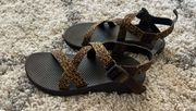 Chaco Cheetah Leopard Print Strappy Sandals