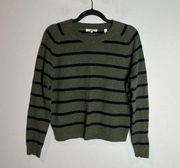 cashmere blend striped sweater