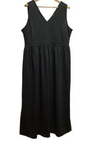 Suzanne Bitro Imperial maxi style black dress size 1X